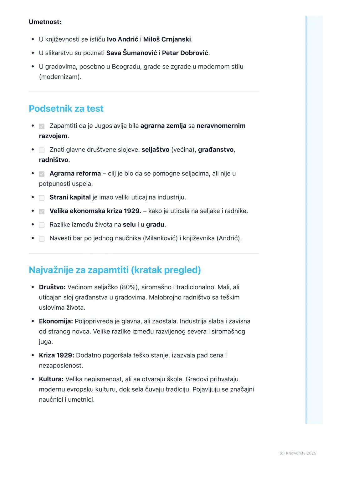 # Društveni i ekonomski život

## Društveni i ekonomski život u Kraljevini Jugoslaviji

Kraljevina Jugoslavija je bila nova država, stvorena