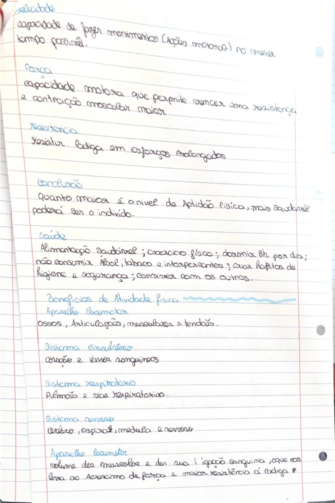 --- OCR Start ---
Reswomas de cadumagão-bie
Aptidão fisica e saúde
Rendimento desportivo e associada cá saude
(seriação de estilo de vida sa