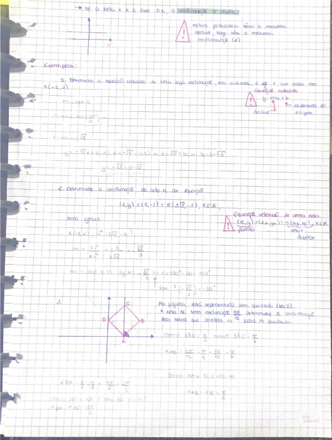 # GEOMETRIA ANALÍTICA

2. Revisors

-   114,6) 12A X8) Iya-4B)² (20-26)

-   Banto medio

    Π] = (0, 0, 0)
    2

-   Dealasia de Les / Pl