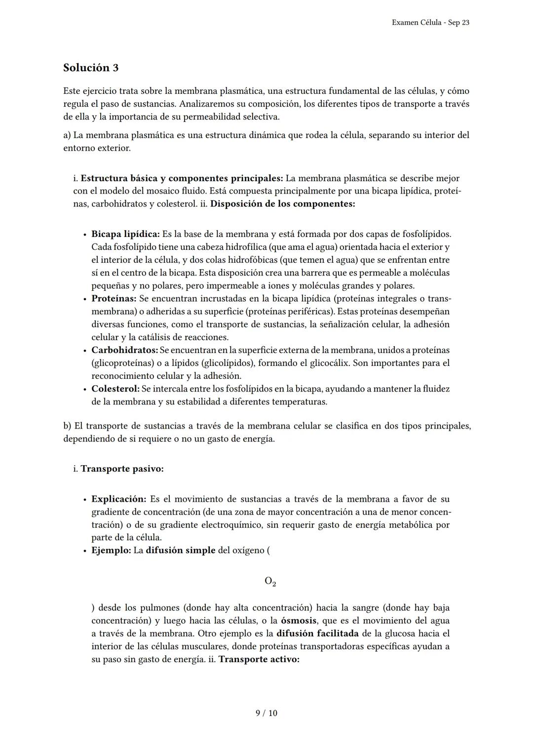 Examen Célula

Generado por Knowunity - Sep 23

Descripción: Este examen cubre la estructura, función y organización de la célula.

¡Buena s