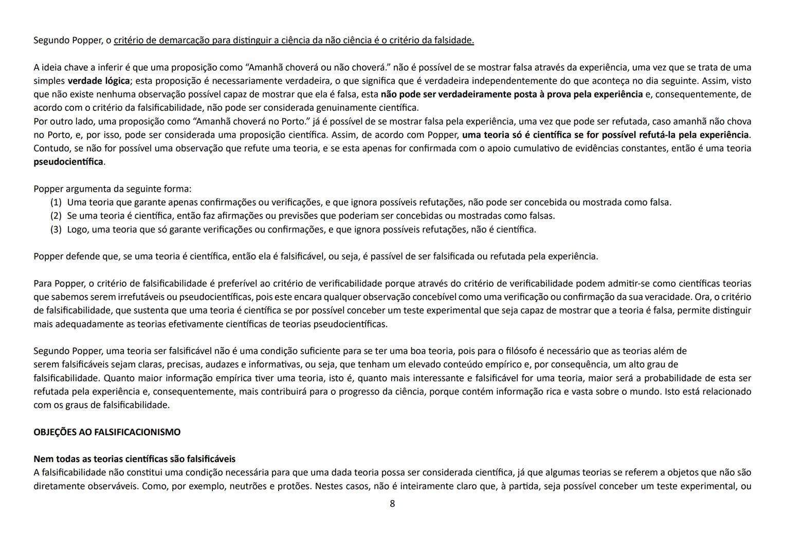 # Explicar o problema da Demarcação.
Colocar o problema da demarcação significa perguntar se é possível encontrar um critério de cientifici