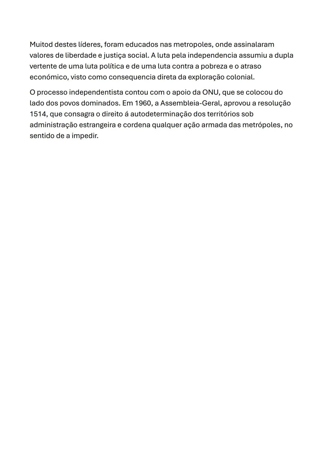 # Resumos de História
➤ O nascimento de uma nova ordem internacional
A segunda guerra mundial (1939-1945) afetou de forma profunda o equil