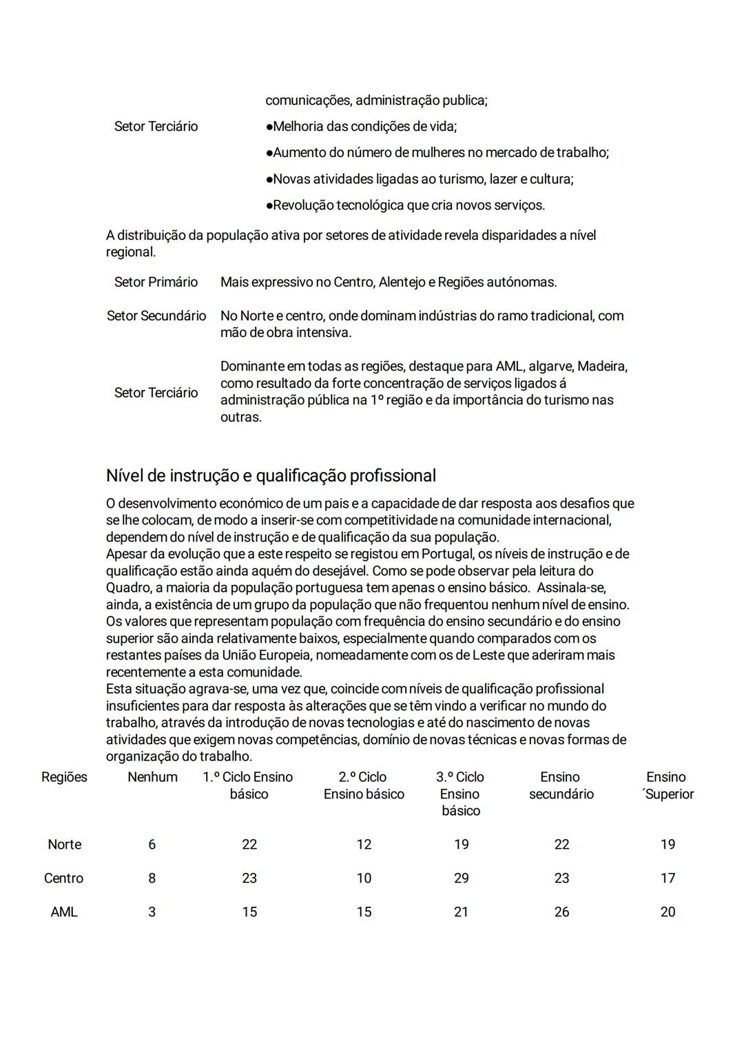 # TEMA I- A POPULAÇÃO, UTILIZADORA DE RECURSOS E
# ORGANIZADORA DE ESPAÇOS
1.1. A população: evolução e diferenças regionais
1.1.1. A evoluç