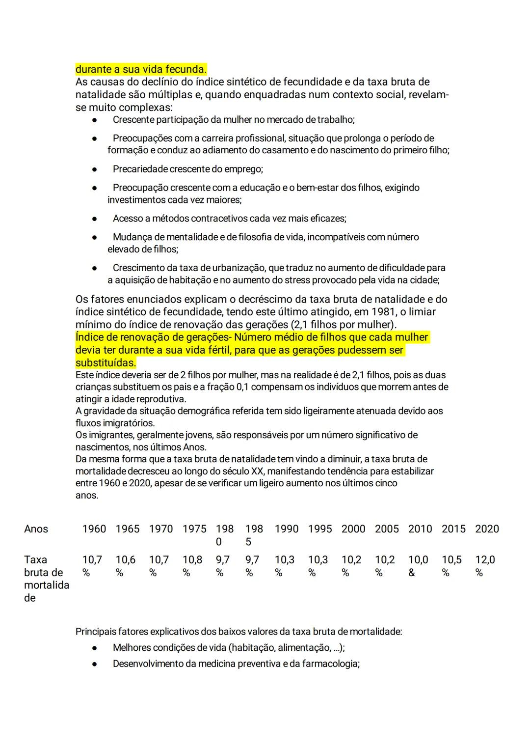 # TEMA I- A POPULAÇÃO, UTILIZADORA DE RECURSOS E
# ORGANIZADORA DE ESPAÇOS
1.1. A população: evolução e diferenças regionais
1.1.1. A evoluç