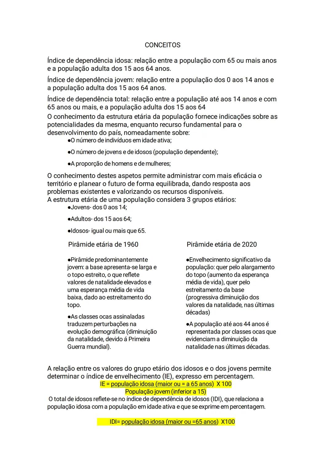 # TEMA I- A POPULAÇÃO, UTILIZADORA DE RECURSOS E
# ORGANIZADORA DE ESPAÇOS
1.1. A população: evolução e diferenças regionais
1.1.1. A evoluç