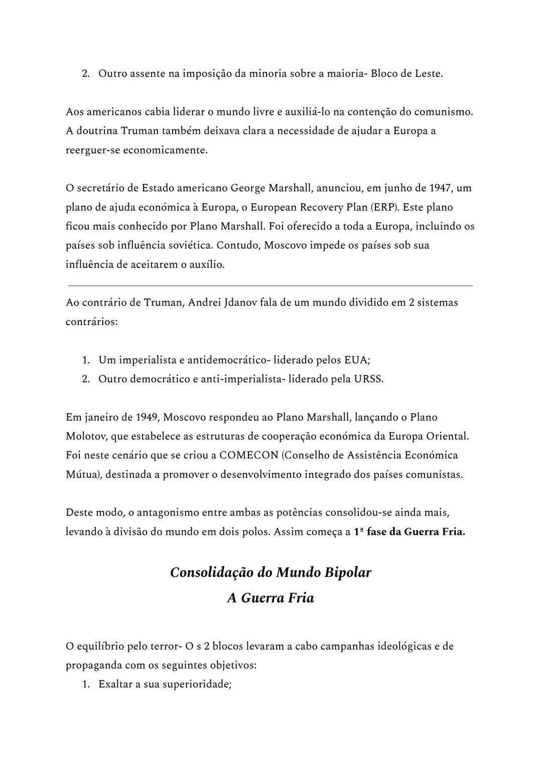 # Guerra Fria # Conferência de Bretton Woods
julho de 1944
Os principais objetivos desta conferência foram:
1. Repensar o funcionamento da