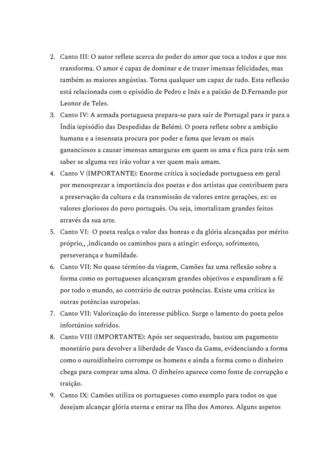 # Os Lusíadas # Os Lusíadas de Camões
→ Epopeia: Género literário que narra uma ação através de versos (narrativa
poética).
→ A ação princ