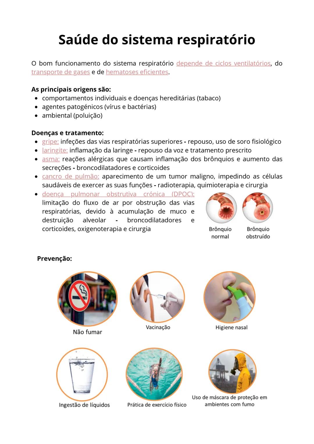 # Ventilação pulmonar
A ventilação pulmonar (ou respiração externa) assegura as trocas gasosas
indispensáveis para que ocorra a respiração