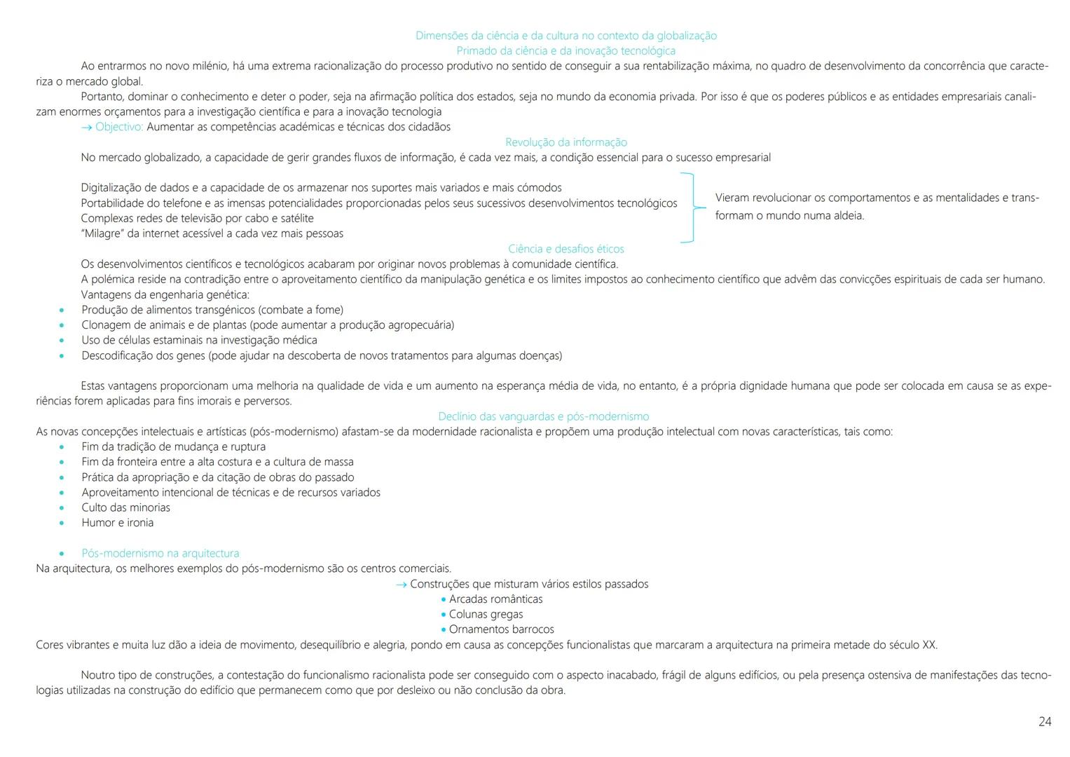 1ª Guerra Mundial → 1914 a 1918
As transformações das primeiras décadas do século XX
1917 Revolução Socialista Soviética (Lenine líder).
→ R