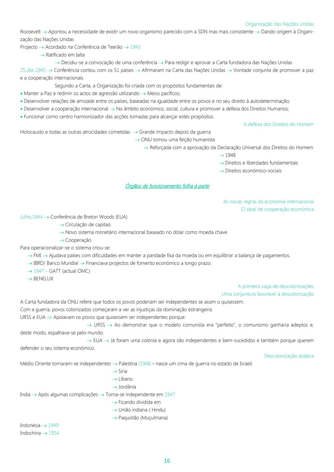 1ª Guerra Mundial → 1914 a 1918
As transformações das primeiras décadas do século XX
1917 Revolução Socialista Soviética (Lenine líder).
→ R