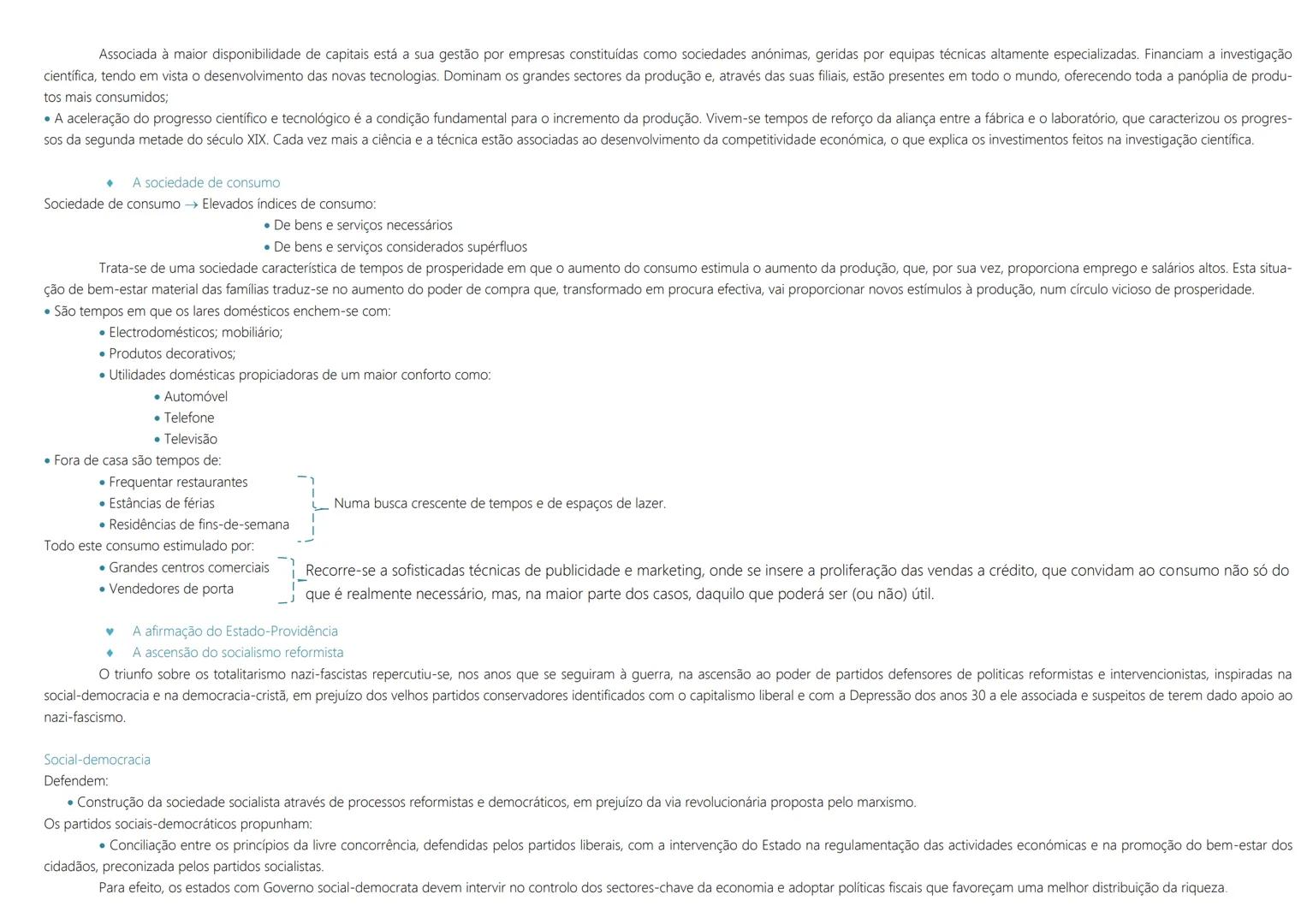 1ª Guerra Mundial → 1914 a 1918
As transformações das primeiras décadas do século XX
1917 Revolução Socialista Soviética (Lenine líder).
→ R