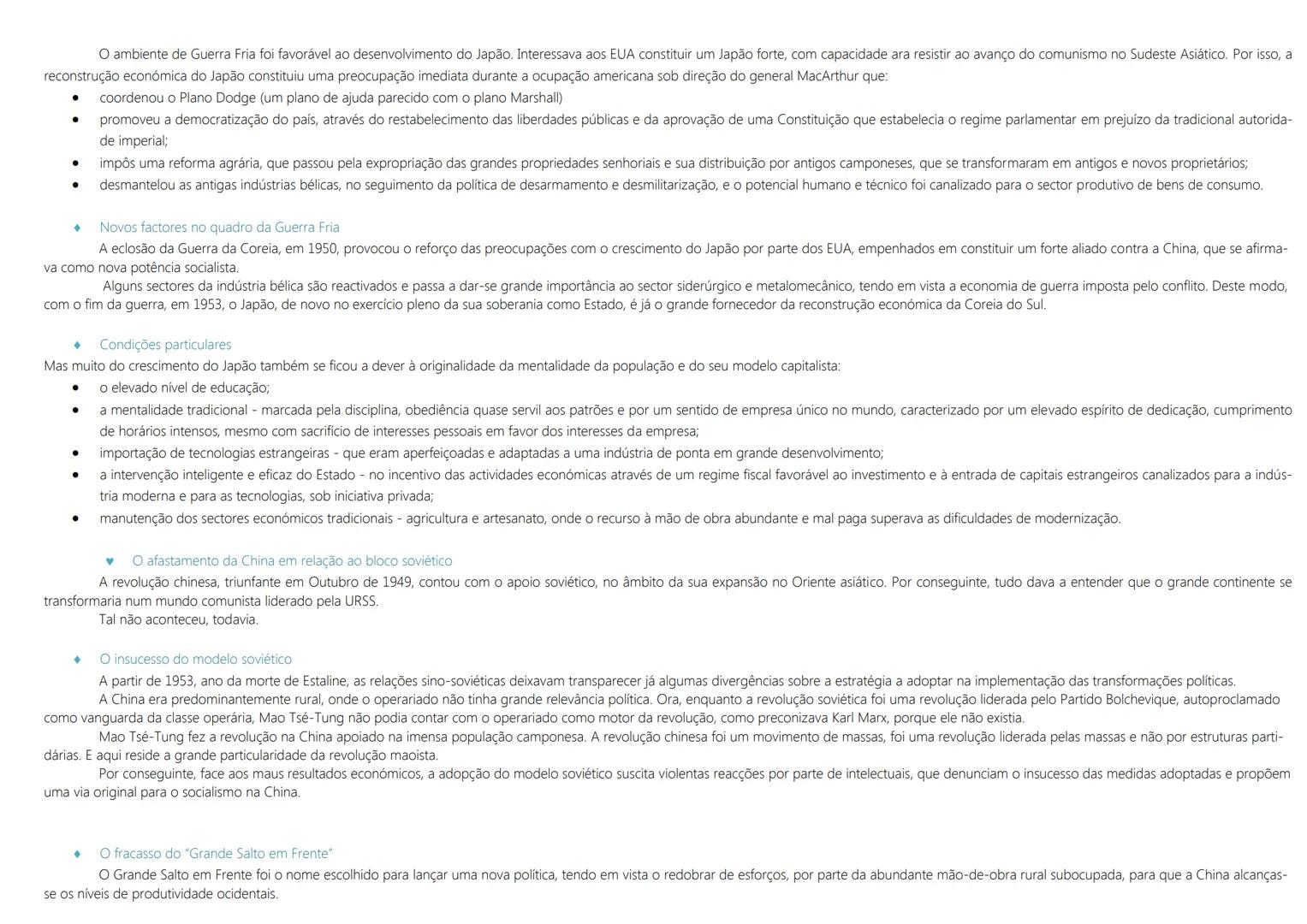 1ª Guerra Mundial → 1914 a 1918
As transformações das primeiras décadas do século XX
1917 Revolução Socialista Soviética (Lenine líder).
→ R