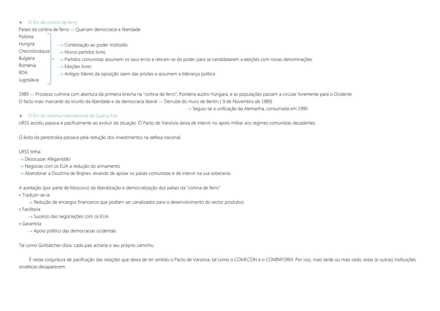 1ª Guerra Mundial → 1914 a 1918
As transformações das primeiras décadas do século XX
1917 Revolução Socialista Soviética (Lenine líder).
→ R