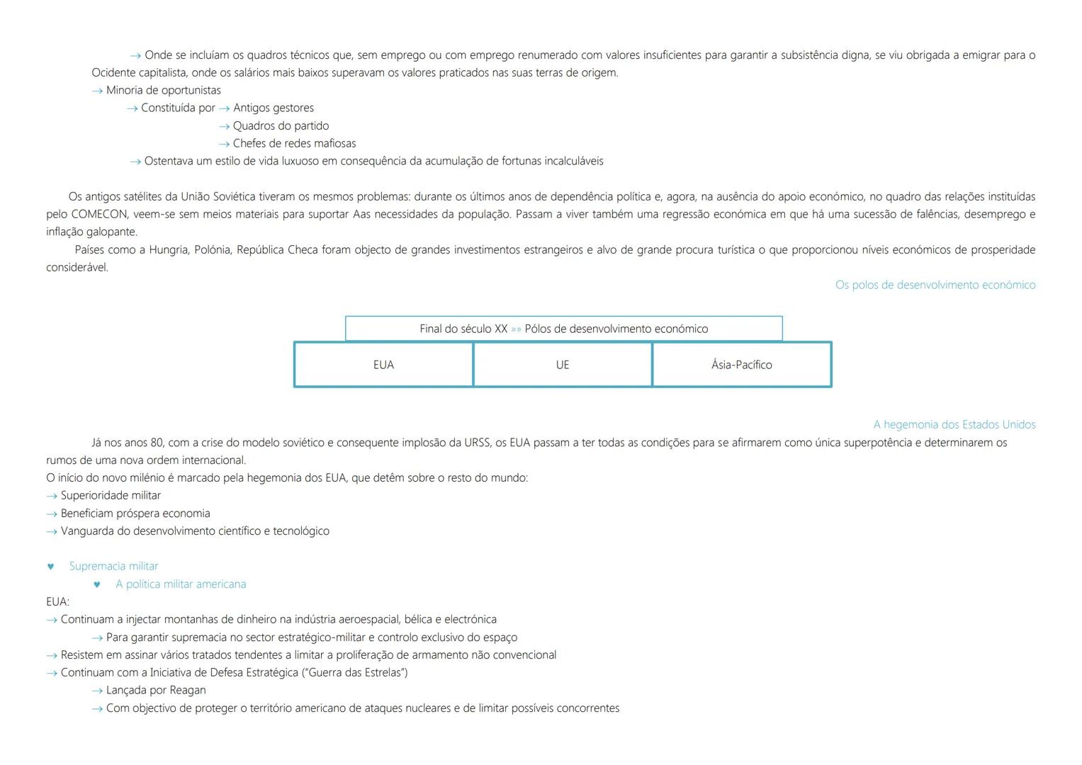 1ª Guerra Mundial → 1914 a 1918
As transformações das primeiras décadas do século XX
1917 Revolução Socialista Soviética (Lenine líder).
→ R