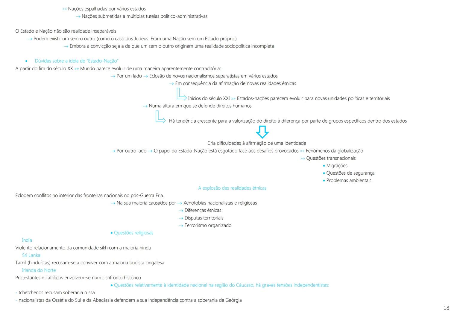 1ª Guerra Mundial → 1914 a 1918
As transformações das primeiras décadas do século XX
1917 Revolução Socialista Soviética (Lenine líder).
→ R