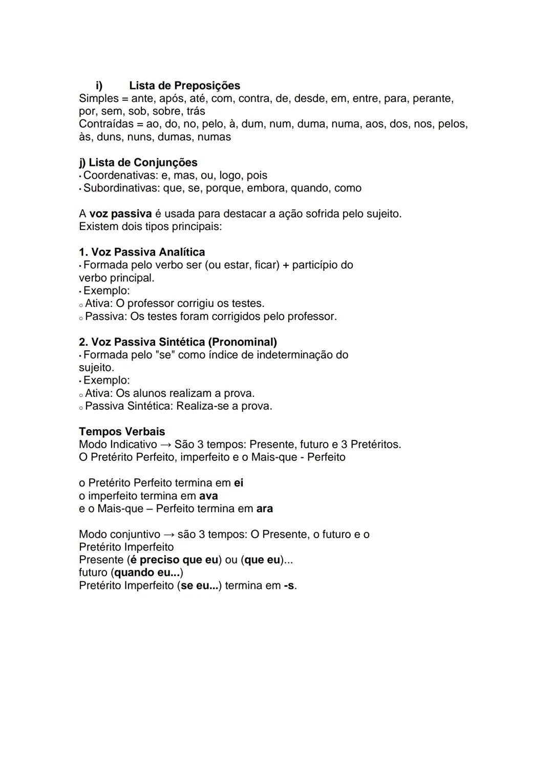 ## Tempos Compostos
Revisão Português.
Os tempos compostos são:
1-O Pretérito Perfeito Composto do Indicativo: tenho falado.
2-O Pretérito M