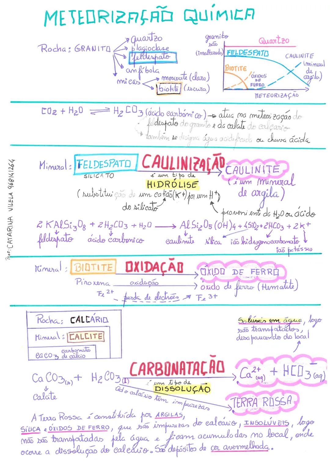 ## Geologia
11º ano ## Geologia 11º ano
As rochas são constituídas por minerais.
Mineral : inorgânico (ex: a pérola é sintetizada pelas