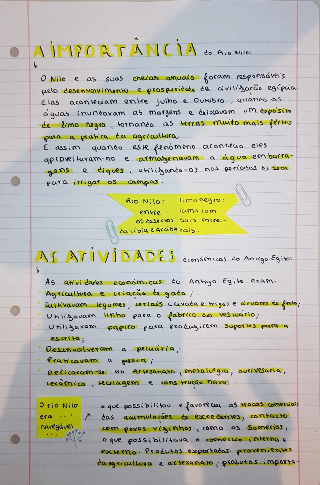 estudo
para
HISTÓRIA
Tópicos:
- As civilizações dos grandes rios;
- Núcleos urbanos,.
- Intervenção humana nas condições naturais,
- A Met