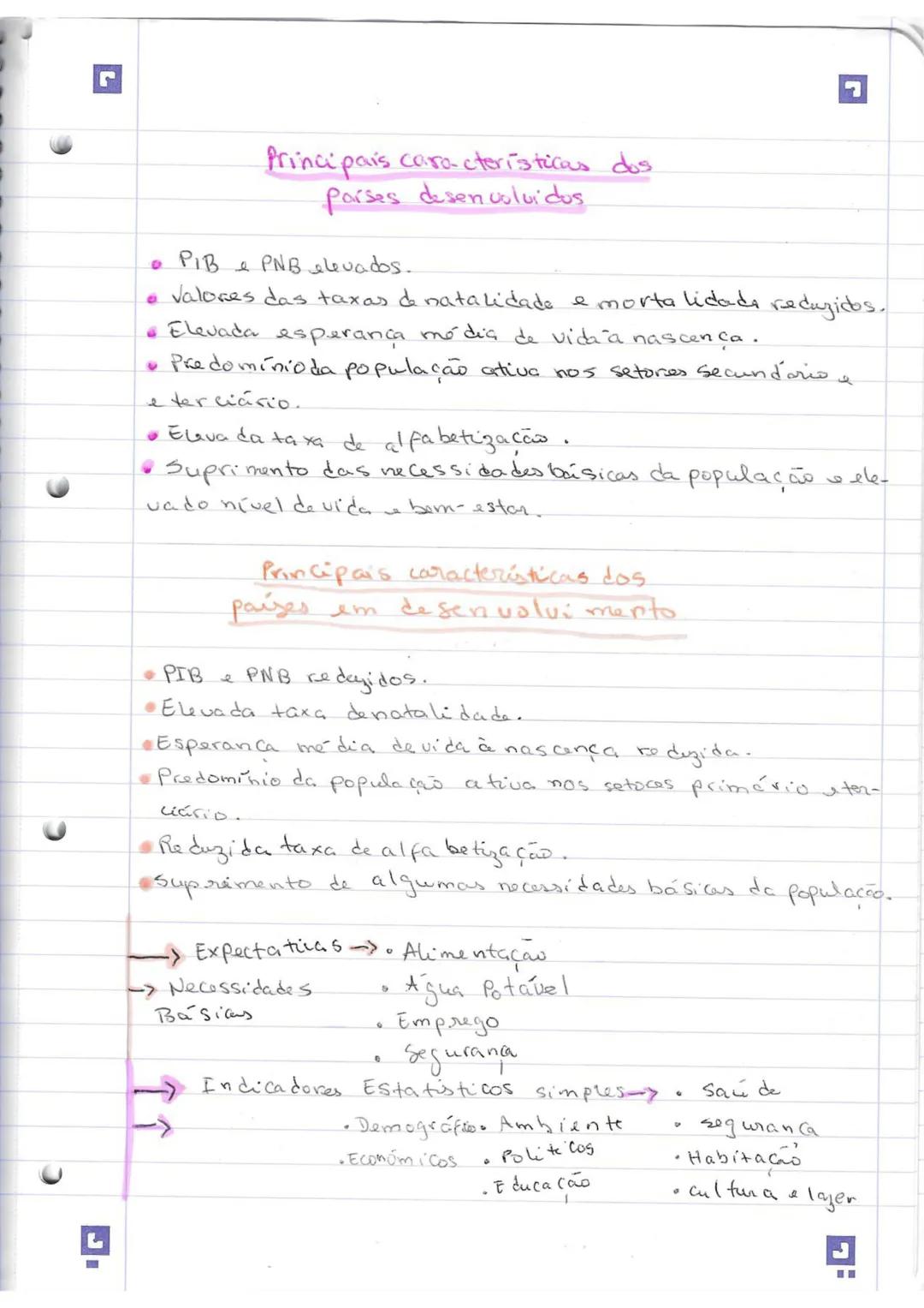 --- OCR Start ---
C.ED.H
-crescimento económico - Quantitativo.
Desenvolvimento Humano-> Qualitativo
PIB
tada riqueza f
Pais CPT)
todos trab