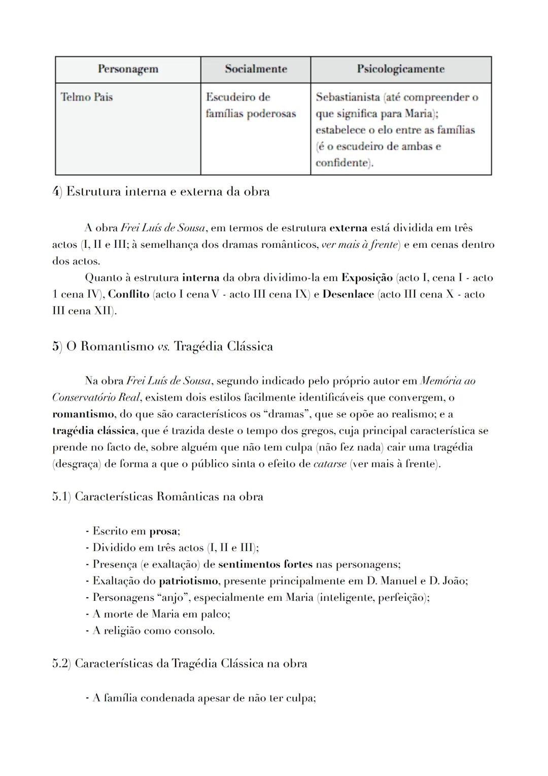 Frei Luís de Sousa
de Almeida Garrett
Sistematização
por Francisco Girbal Eiras 1) Resumo Sintético
O Frei Luís de Sousa é um drama (consi