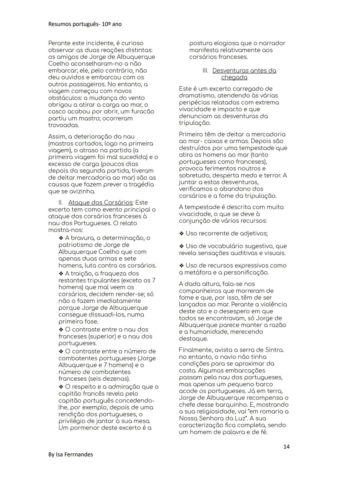 Resumos português- 10º ano
Poesia Trovadoresca
Poesia desenvolvida no final do
século XII até meados do séc. XIV, no
noroeste da Península I