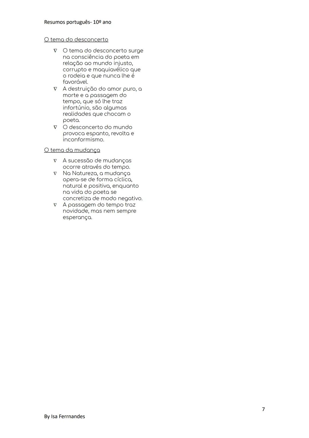 Resumos português- 10º ano
Poesia Trovadoresca
Poesia desenvolvida no final do
século XII até meados do séc. XIV, no
noroeste da Península I