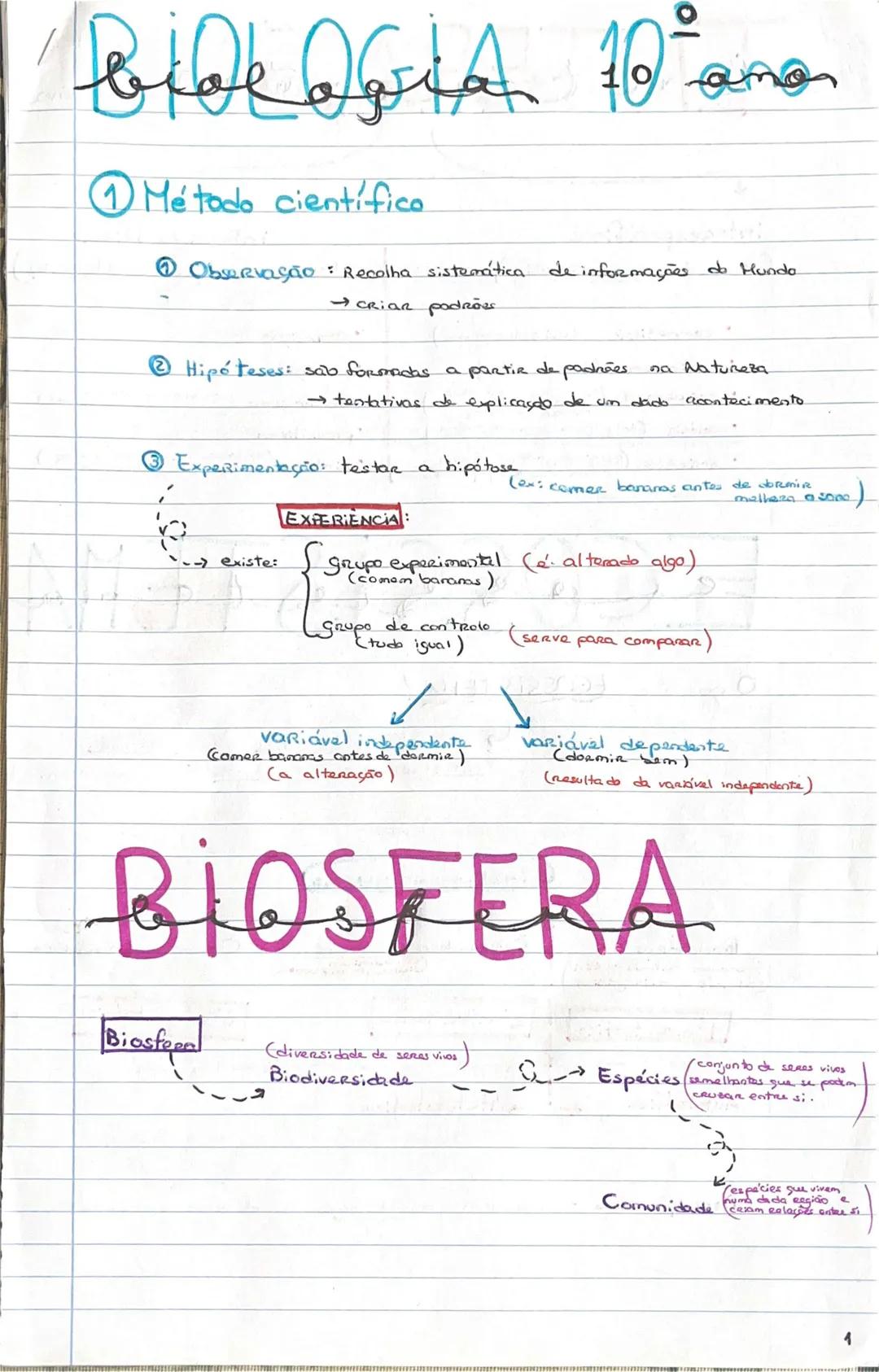 # GEOLOGIA 10°
• Subsistemas terrestres:
- Hidrosfera: reservatórios de água que existem na Terra
- Atmosfera: camada gasosa que envolve os