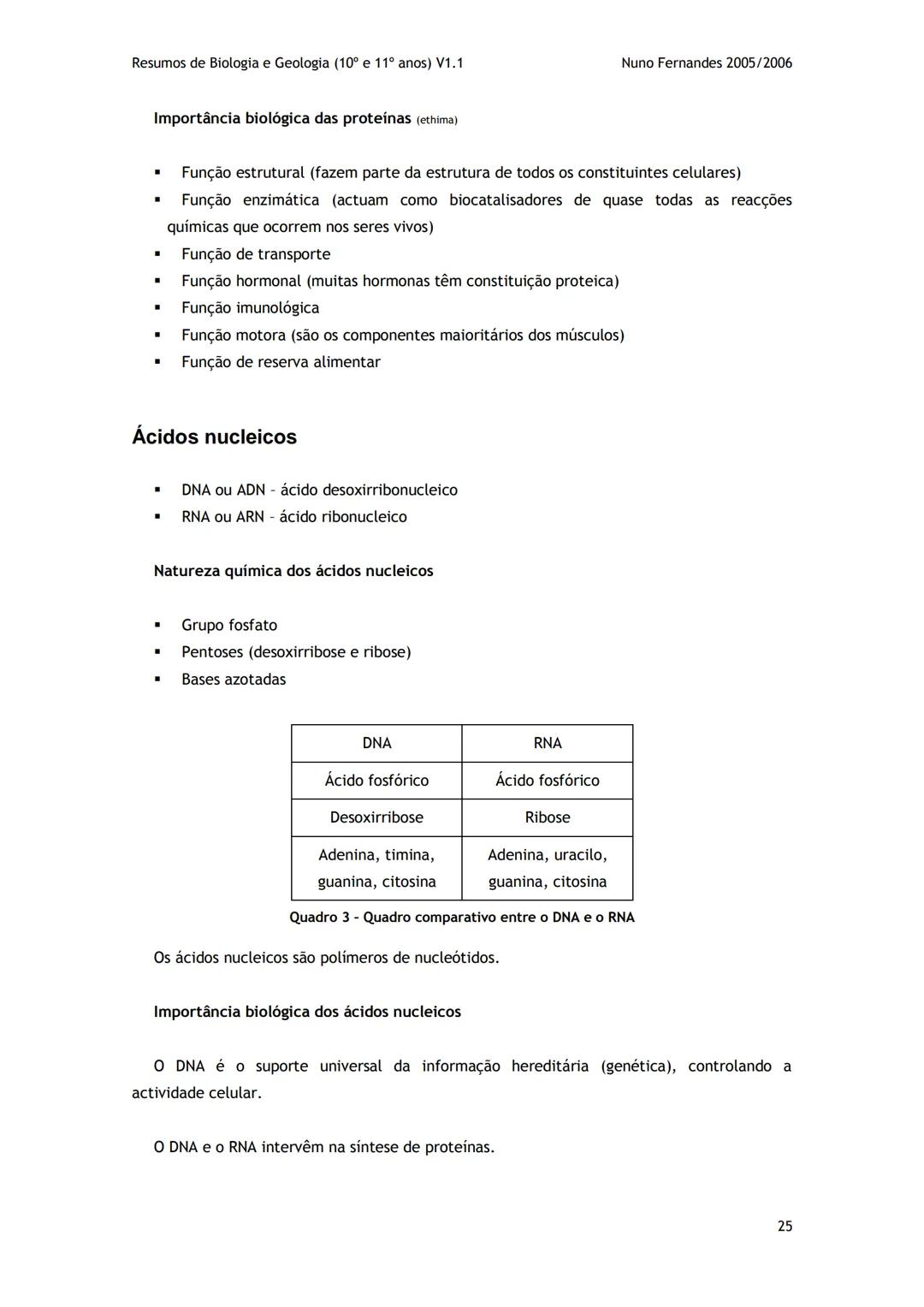 # -RESUMOS-
# BIOLOGIA E GEOLOGIA
10º E 11º Resumos de Biologia e Geologia (10° e 11° anos) V1.1
GEOLOGIA 10°
Nuno Fernandes 2005/2006
As