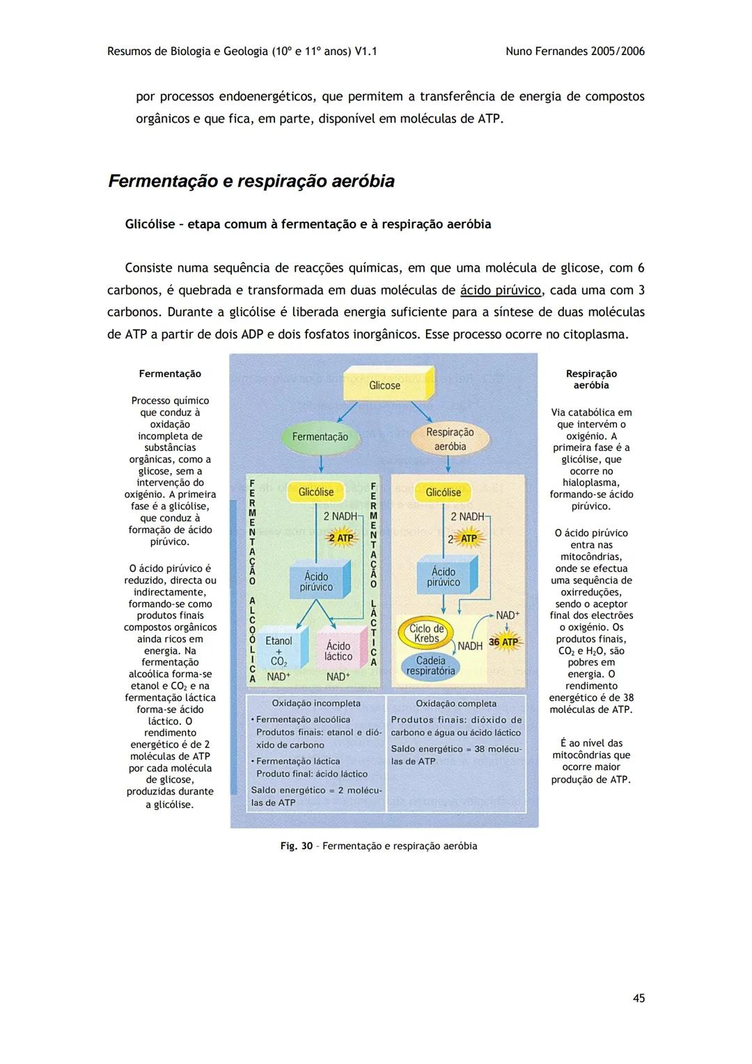 # -RESUMOS-
# BIOLOGIA E GEOLOGIA
10º E 11º Resumos de Biologia e Geologia (10° e 11° anos) V1.1
GEOLOGIA 10°
Nuno Fernandes 2005/2006
As