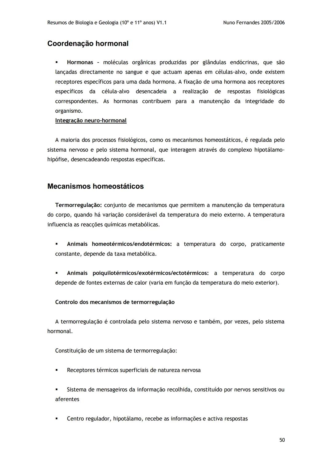 # -RESUMOS-
# BIOLOGIA E GEOLOGIA
10º E 11º Resumos de Biologia e Geologia (10° e 11° anos) V1.1
GEOLOGIA 10°
Nuno Fernandes 2005/2006
As