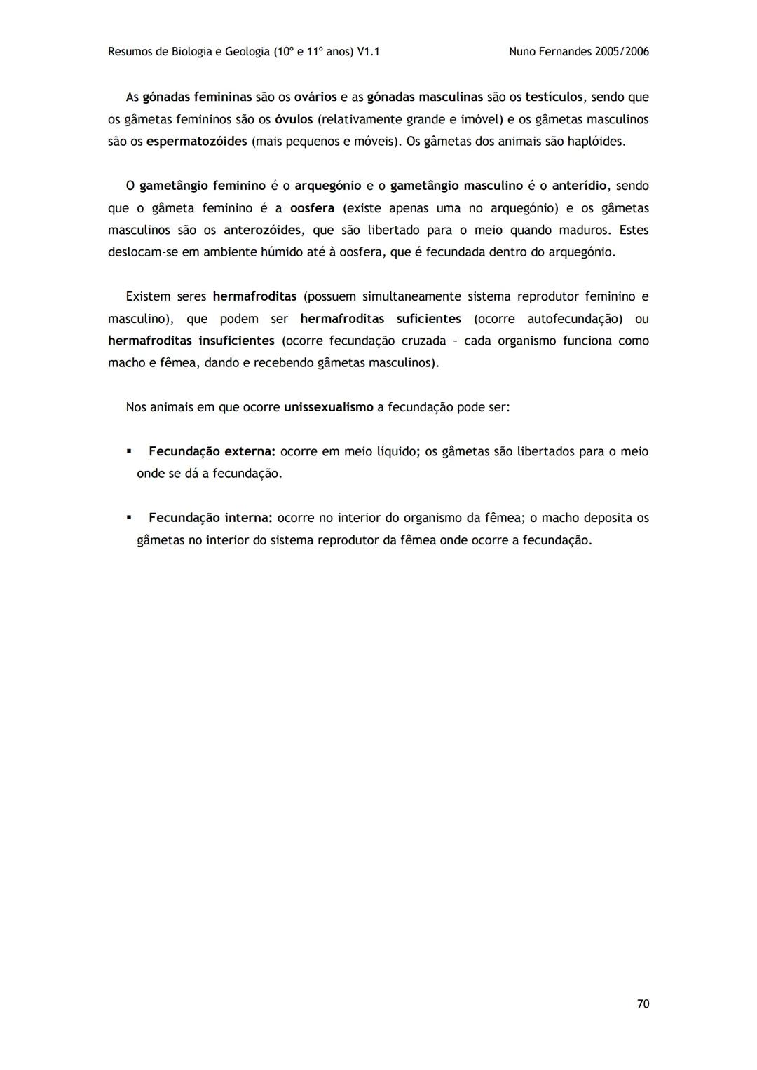 # -RESUMOS-
# BIOLOGIA E GEOLOGIA
10º E 11º Resumos de Biologia e Geologia (10° e 11° anos) V1.1
GEOLOGIA 10°
Nuno Fernandes 2005/2006
As