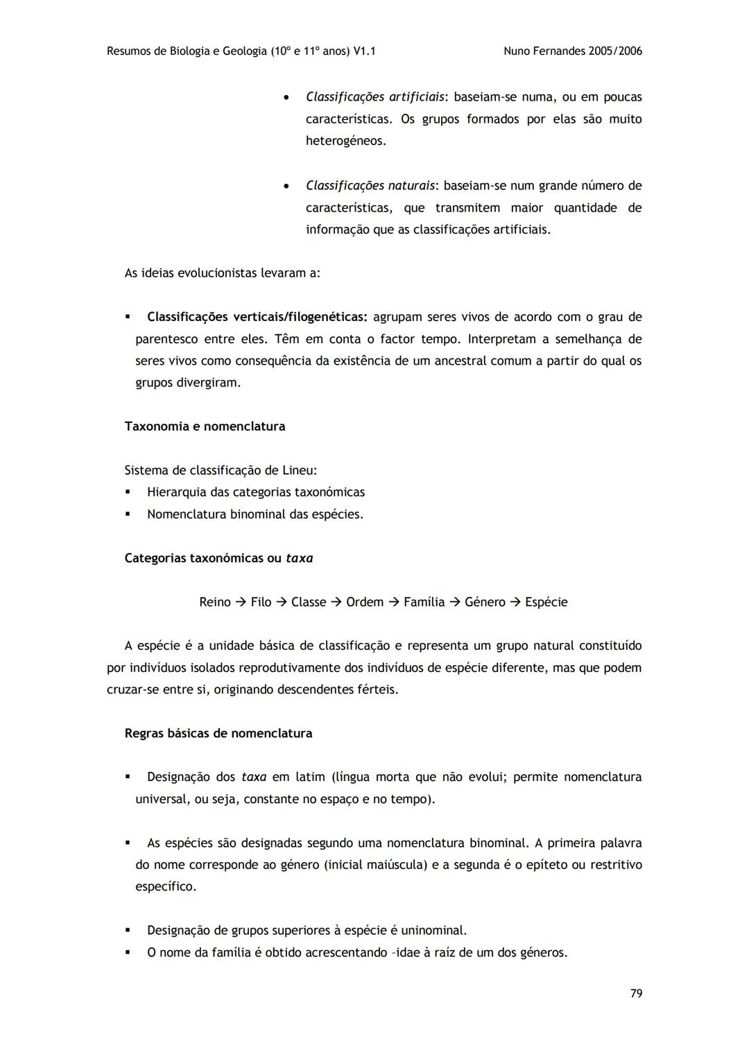 # -RESUMOS-
# BIOLOGIA E GEOLOGIA
10º E 11º Resumos de Biologia e Geologia (10° e 11° anos) V1.1
GEOLOGIA 10°
Nuno Fernandes 2005/2006
As