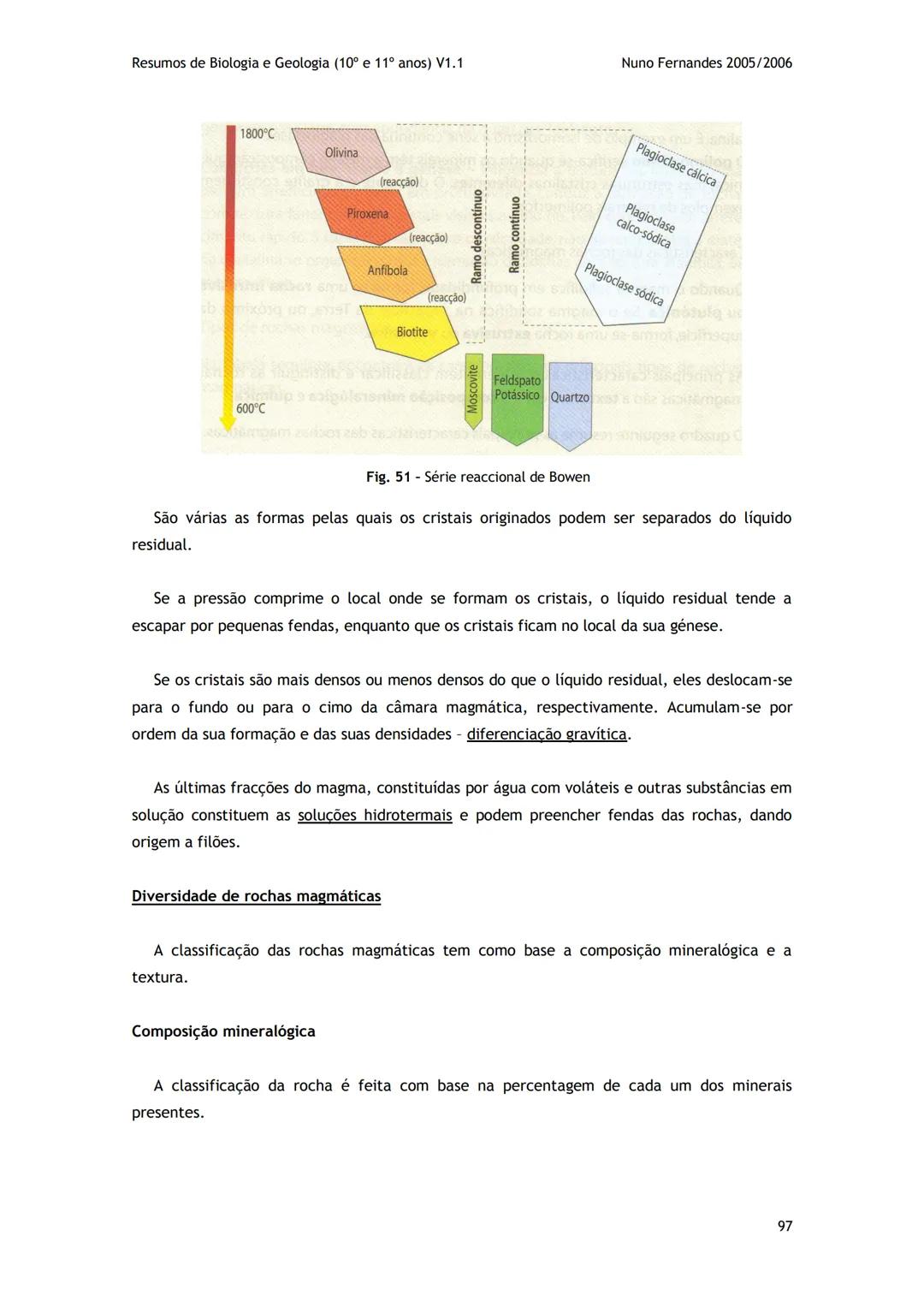 # -RESUMOS-
# BIOLOGIA E GEOLOGIA
10º E 11º Resumos de Biologia e Geologia (10° e 11° anos) V1.1
GEOLOGIA 10°
Nuno Fernandes 2005/2006
As