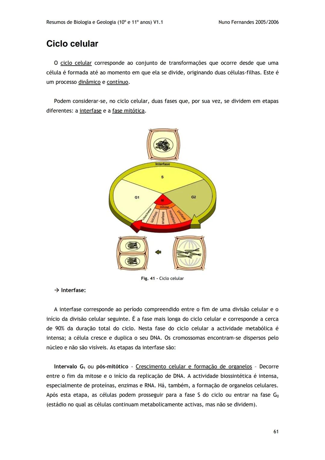 # -RESUMOS-
# BIOLOGIA E GEOLOGIA
10º E 11º Resumos de Biologia e Geologia (10° e 11° anos) V1.1
GEOLOGIA 10°
Nuno Fernandes 2005/2006
As