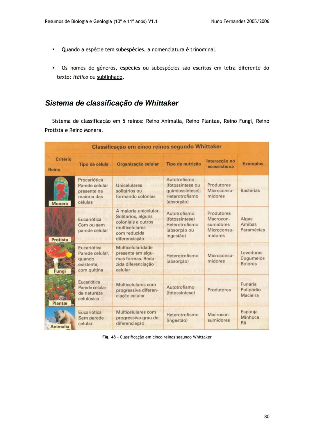 # -RESUMOS-
# BIOLOGIA E GEOLOGIA
10º E 11º Resumos de Biologia e Geologia (10° e 11° anos) V1.1
GEOLOGIA 10°
Nuno Fernandes 2005/2006
As
