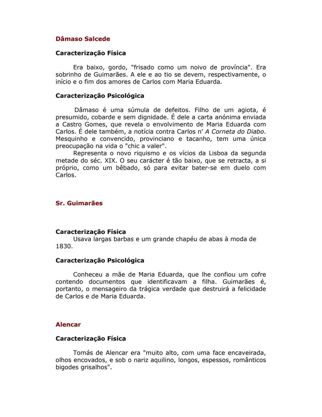 # ESCOLA SECUNDÁRIA C/EB DE LOUSADA
# Resumo da obra "Os Maias"
de Eça de Queirós
A acção de "Os Maias" passa-se em Lisboa, na segunda met