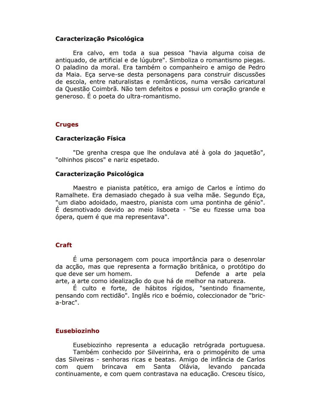 # ESCOLA SECUNDÁRIA C/EB DE LOUSADA
# Resumo da obra "Os Maias"
de Eça de Queirós
A acção de "Os Maias" passa-se em Lisboa, na segunda met