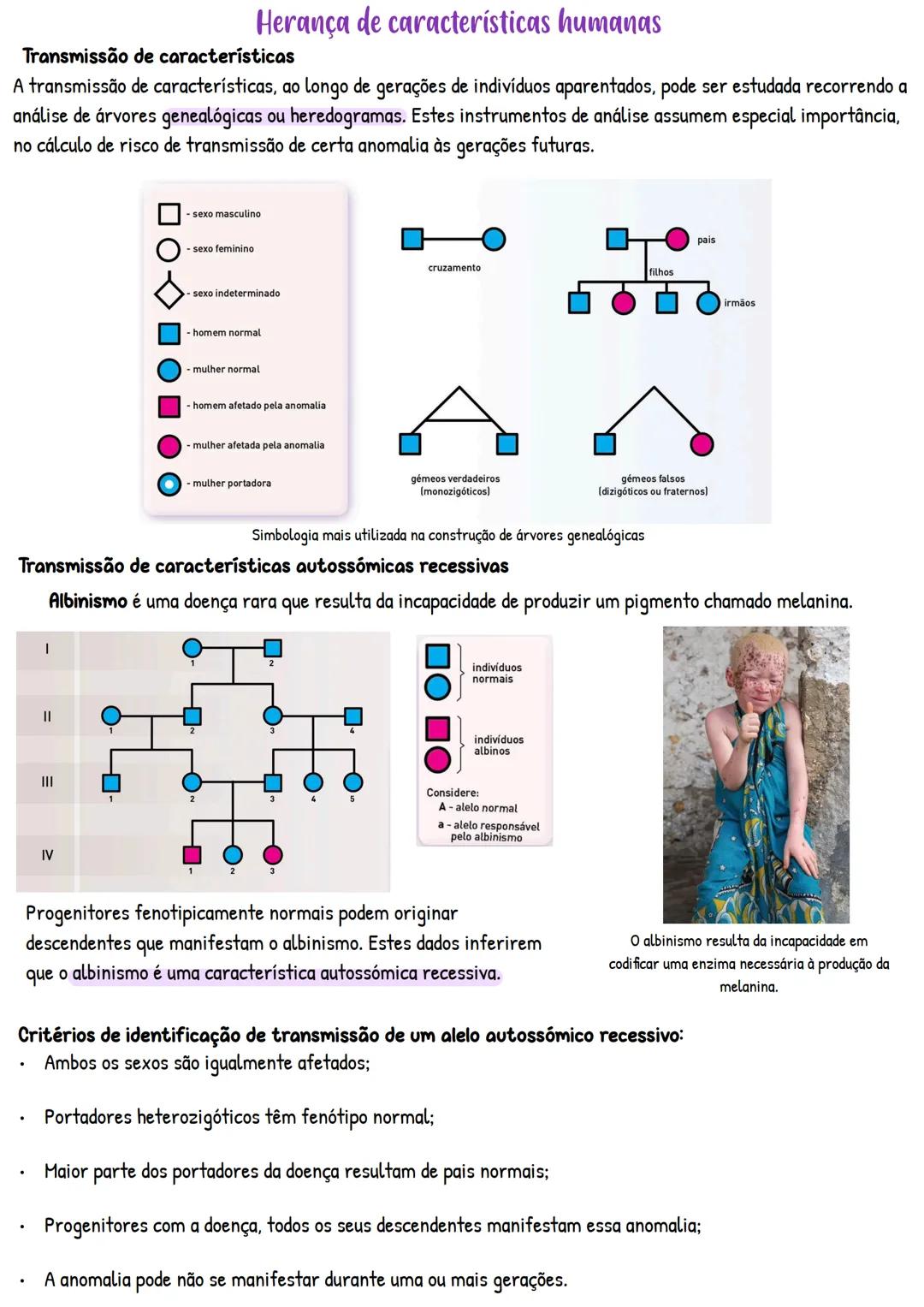 # PATRIMÓNIO GENÉTICO
1-Transmissão de características hereditárias
1.1. Monoibridismo e segregação fatorial
1.2. Diibridismo
1.3. Princípi