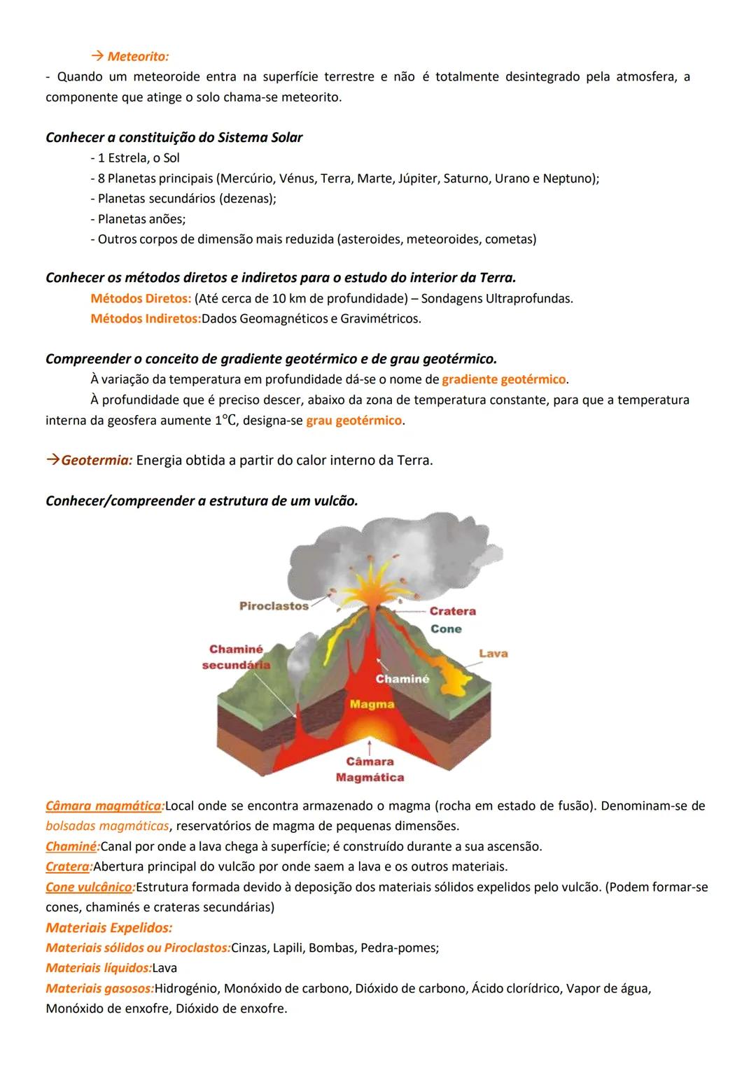 --- OCR Start ---
GEOLOGIA
→ Geologia: É uma ciência que se ocupa do estudo da Terra. Estuda a sua
estrutura e composição, e ainda processos
