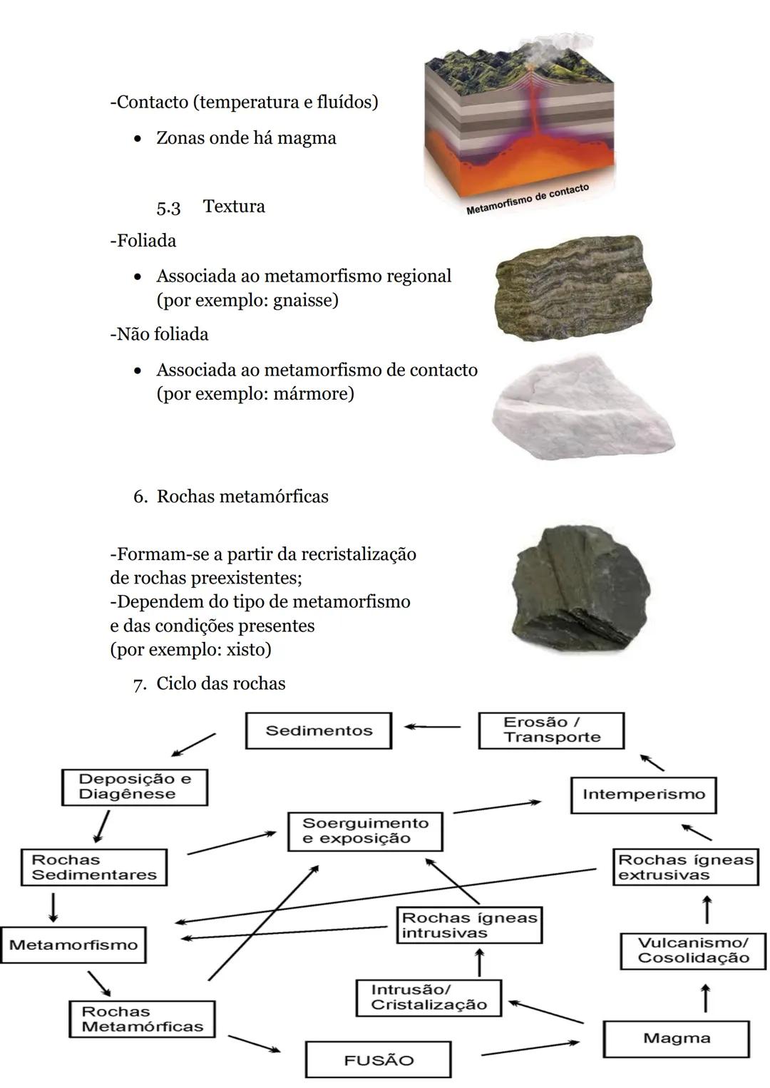 1. Rochas
Ciclo das rochas
Unidades estruturais da
crosta e do manto
terrestre constituídas,
em regra, por um ou por
vários minerais
assoc