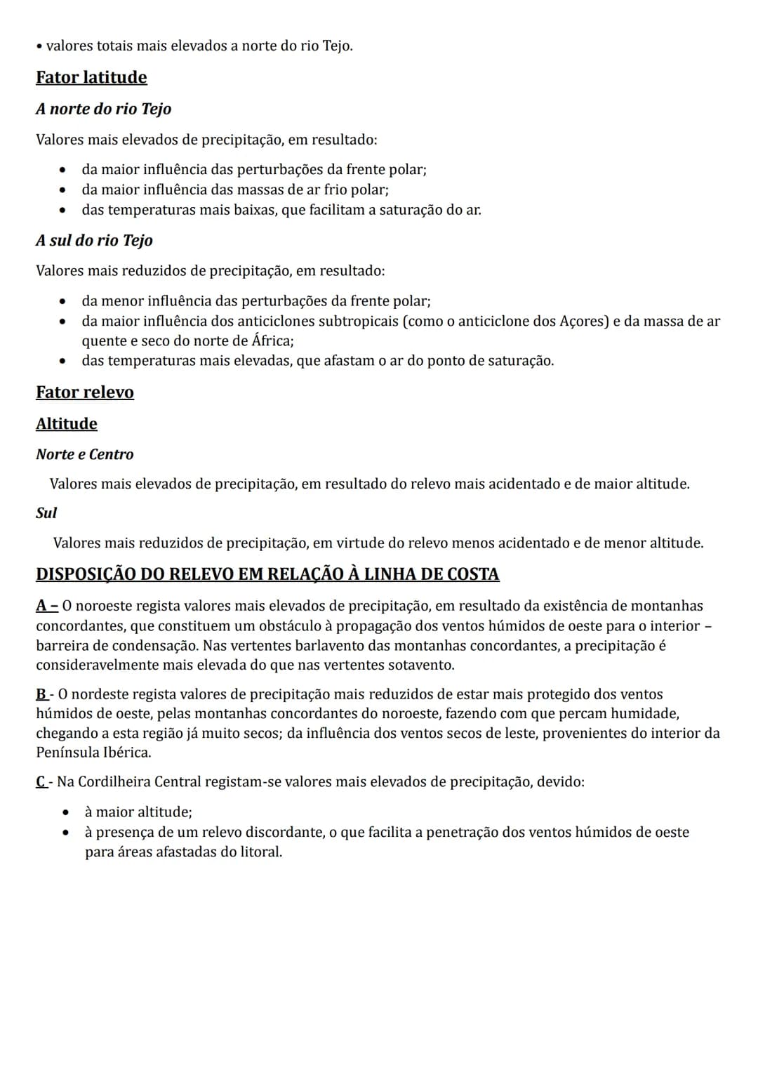 # RECURSOS HIDRICOS - 10 ANO
Condensação: Passagem de água do estado gasoso ao estado líquido.
Ponto de saturação: Quantidade máxima de va