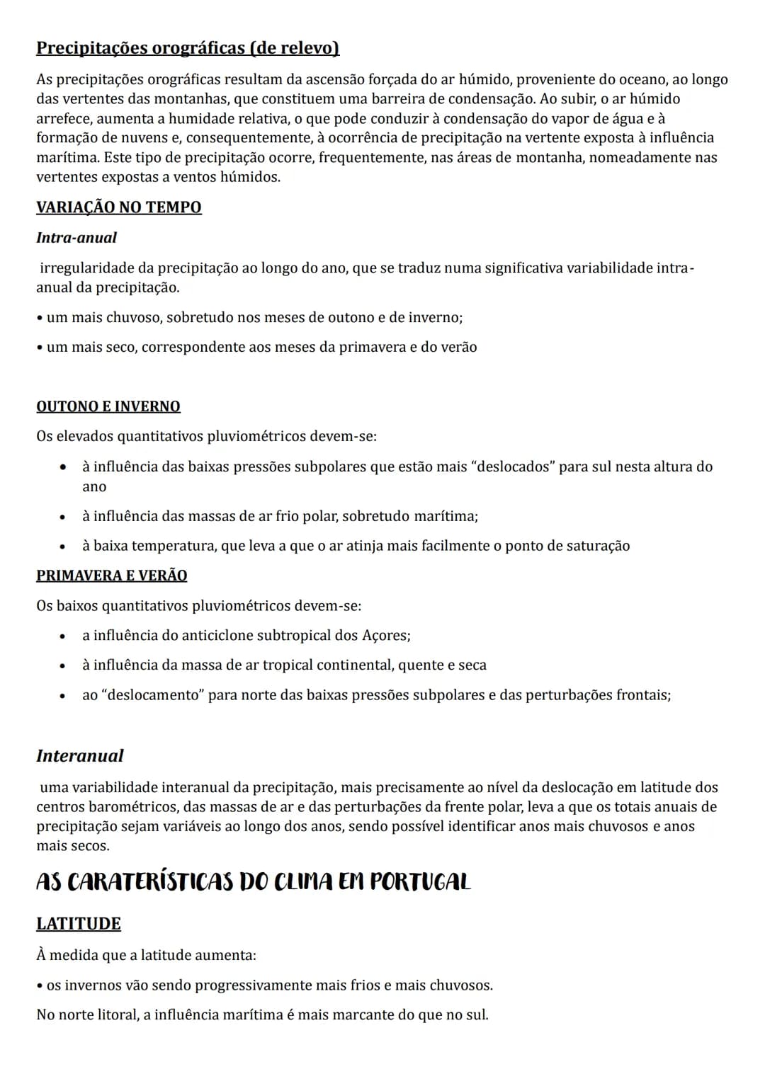 # RECURSOS HIDRICOS - 10 ANO
Condensação: Passagem de água do estado gasoso ao estado líquido.
Ponto de saturação: Quantidade máxima de va