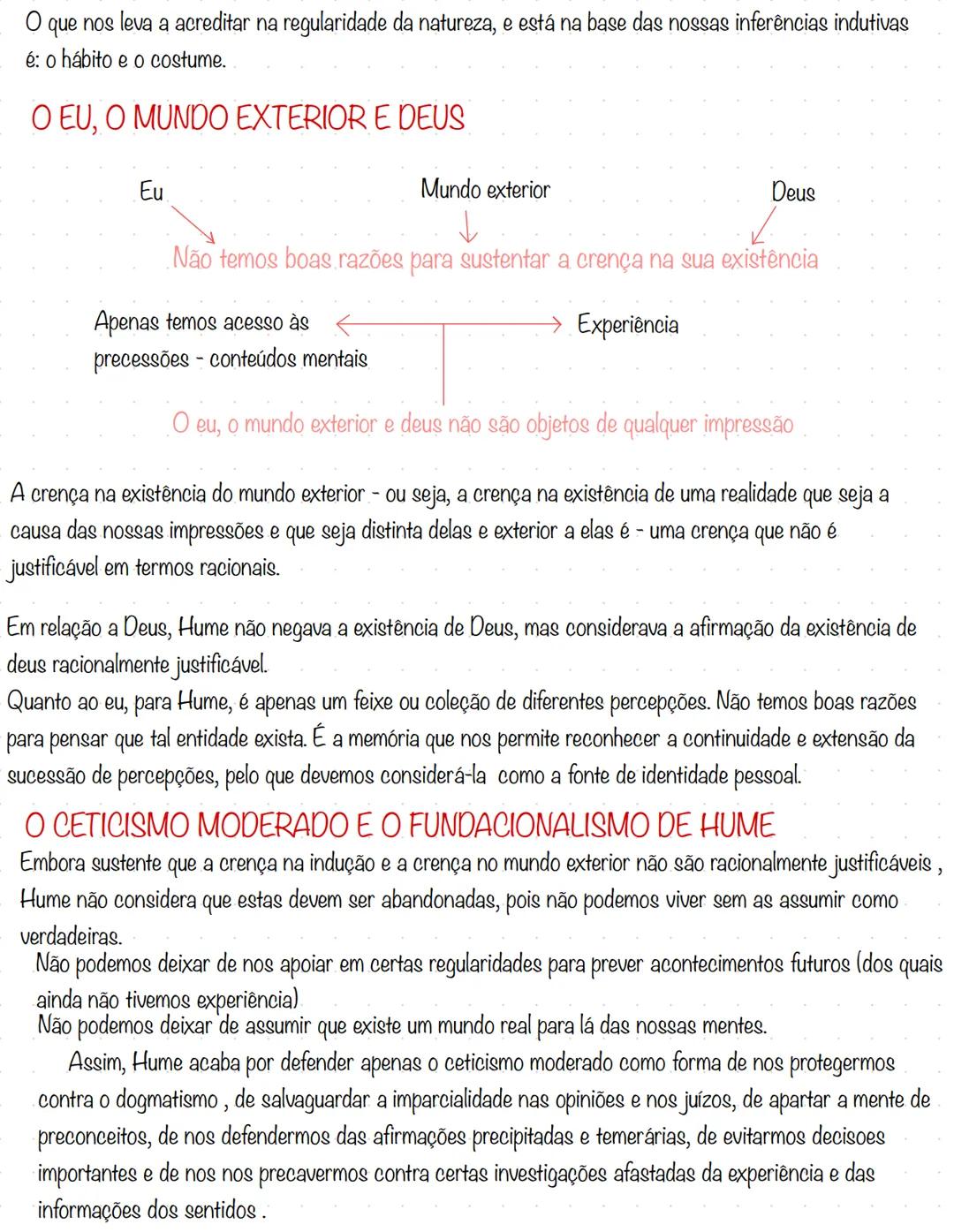 DAVID HUME
David Hume era um empirista.
Hume acreditava que as crenças básicas tinham origem da nossa experiência imediata.
TÁBUA RASA
Quand