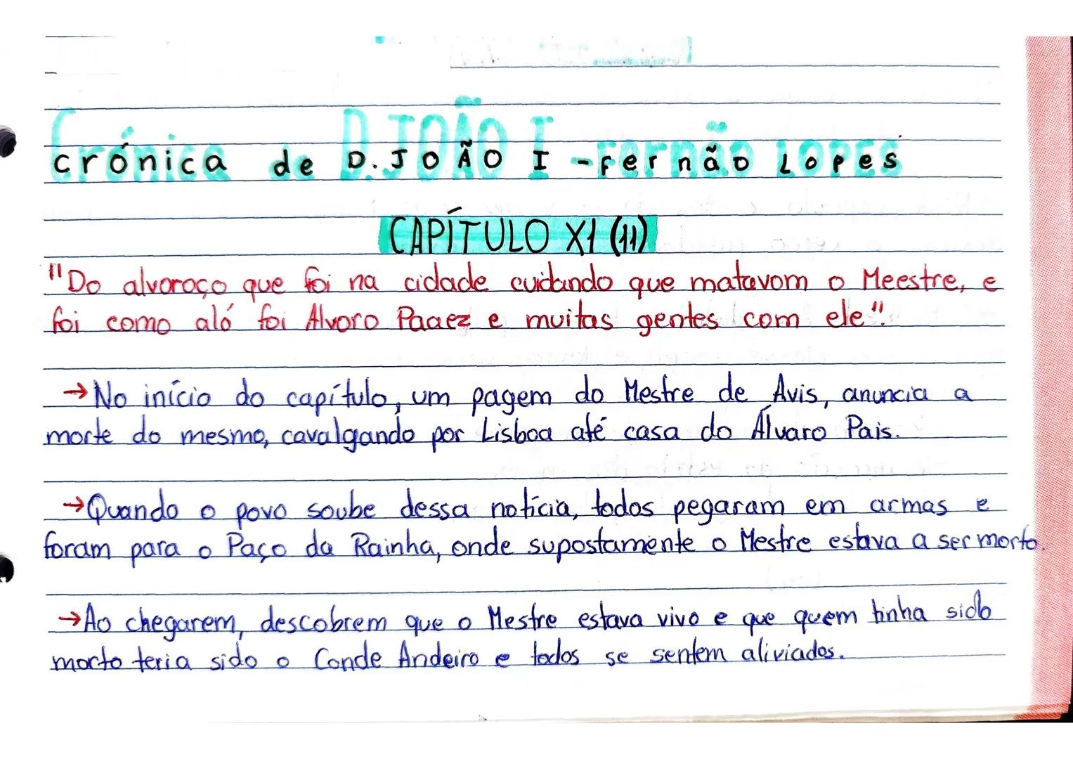 crónica de D.JOÃO I -Fernão Lopes
CAPÍTULO X1 (11)
"Do alvoroço que foi na cidade cuidando que matavom o Meestre, e
foi como aló foi Alvoro