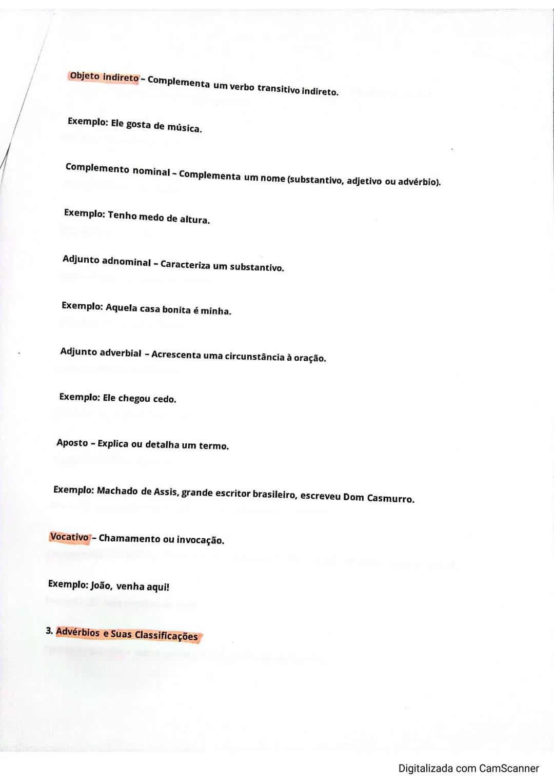 # A gramática
1. Classes e Subclasses de Palavras
Na língua portuguesa, as palavras são classificadas em dez classes gramaticais, sendo qu