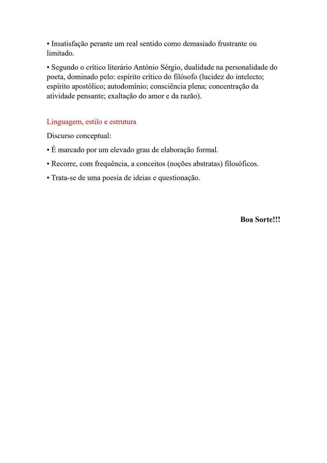 11° Ano
Conteúdos:
1. Sermão de St. António aos Peixes
2. Frei Luís de Sousa
3. Amor de Perdição
4. Os Maias
5. Antero de Quental # 1. Sermã