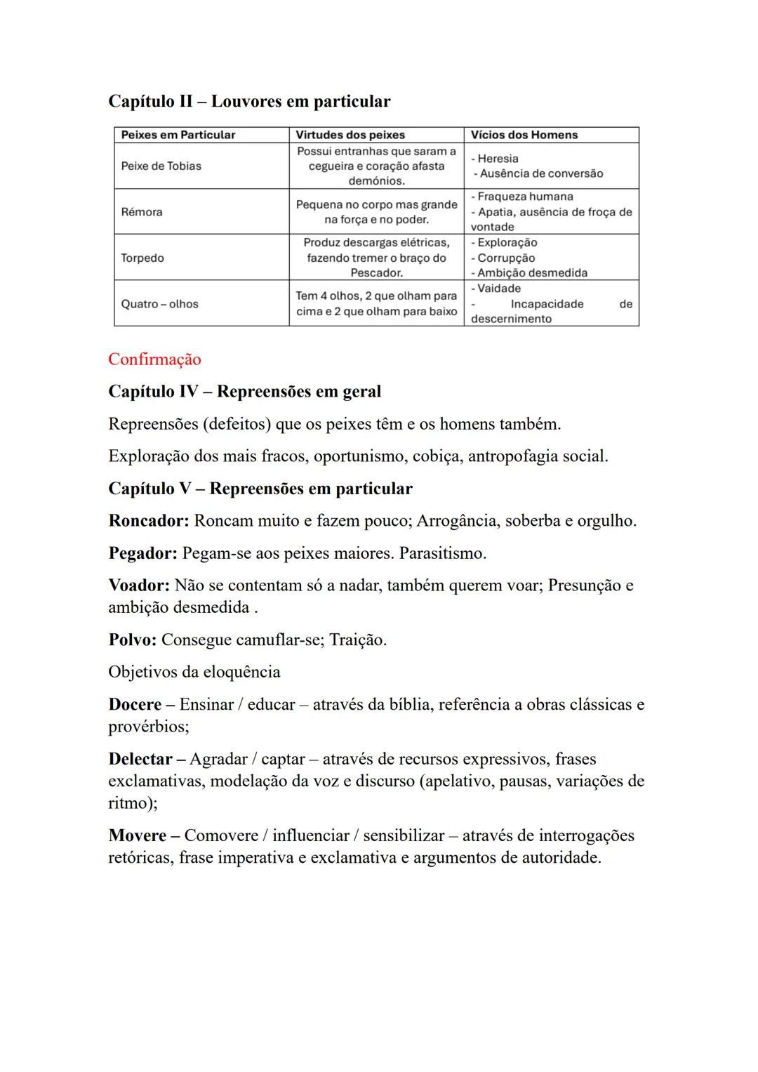 11° Ano
Conteúdos:
1. Sermão de St. António aos Peixes
2. Frei Luís de Sousa
3. Amor de Perdição
4. Os Maias
5. Antero de Quental # 1. Sermã