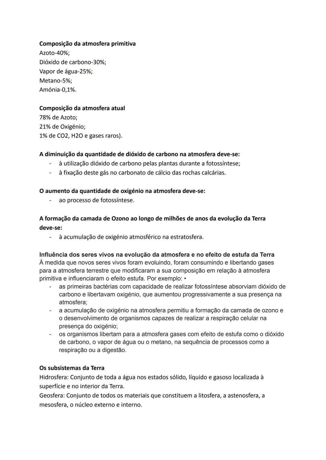 --- OCR Start ---
RESUMOS PARA CIÊNCIAS NATURAIS
Condições da Terra que permitem a existência de vida:
- A distância da Terra ao Sol contrib