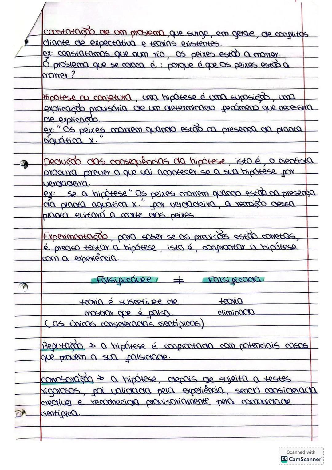 Fi-losopia
Filosopia da ciência
Disciplina que se ocupa dia replexão crítica sobre a ciência,
analisando os métodos cientificos e procuran