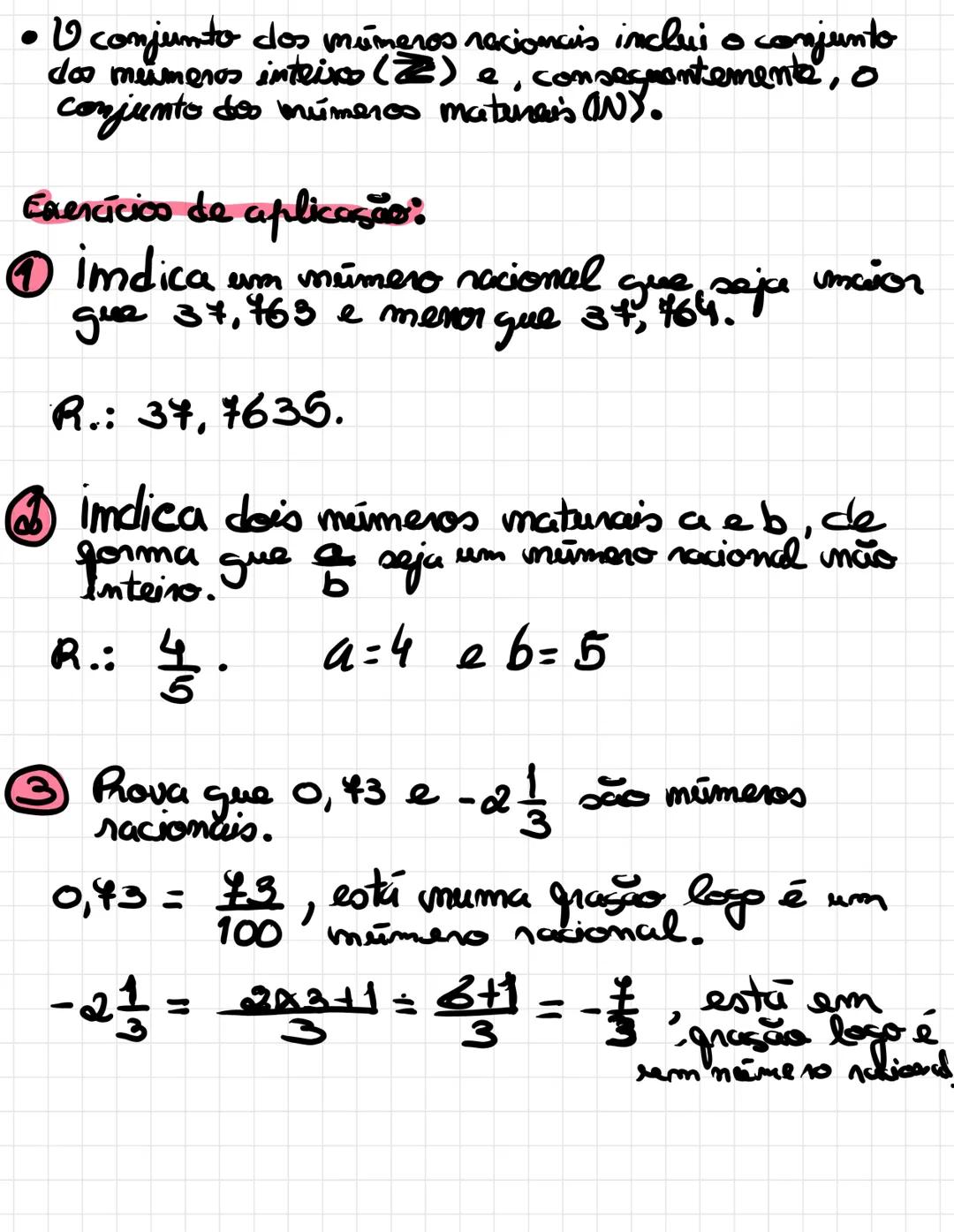 •
Números racionais
• Qualquer múmero inteiro pode ser representado
for uma grasão.
Examples:
1. 0 = 9
2. -7 = -7
3. 103 = 24
• qualquer mú